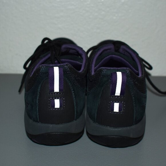 Women's Dansko Paisley Waterproof Outdoor Sneakers 37 Black/Purple Vibram Sole - Picture 4 of 13